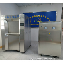 Medical device plasma deburring machine